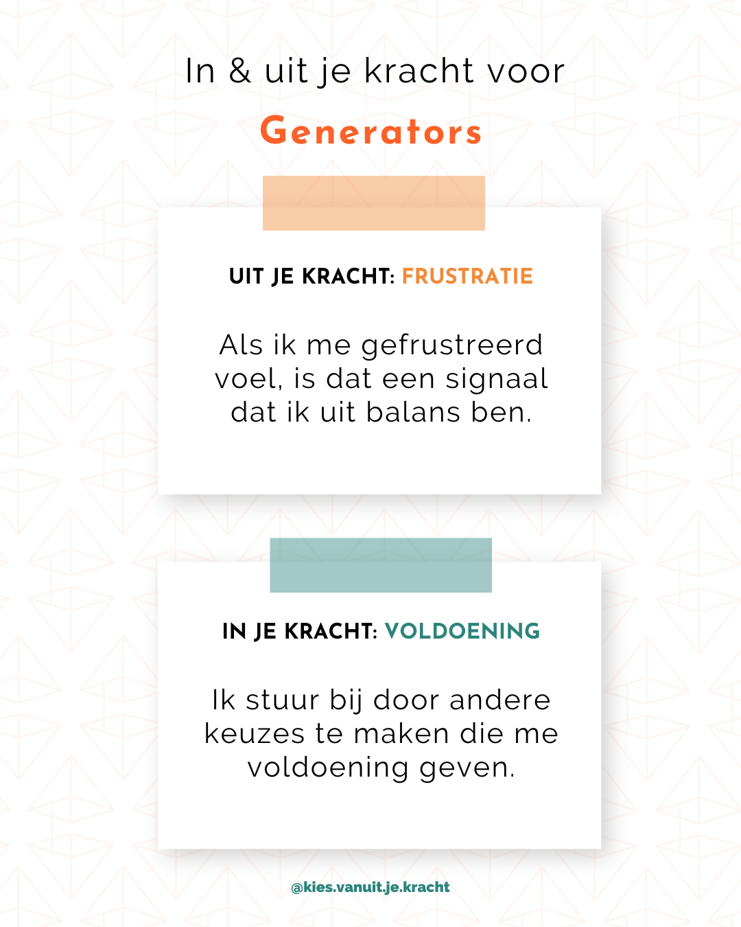Stap 3 - Generator - Start met HD