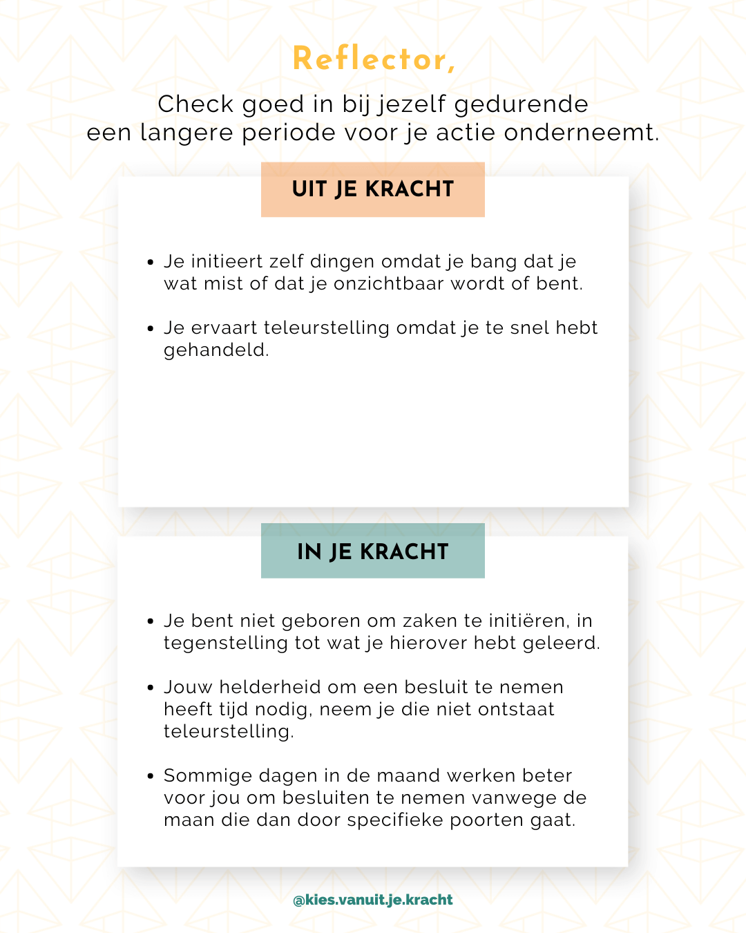 Stap 5 - Reflector - Start met HD