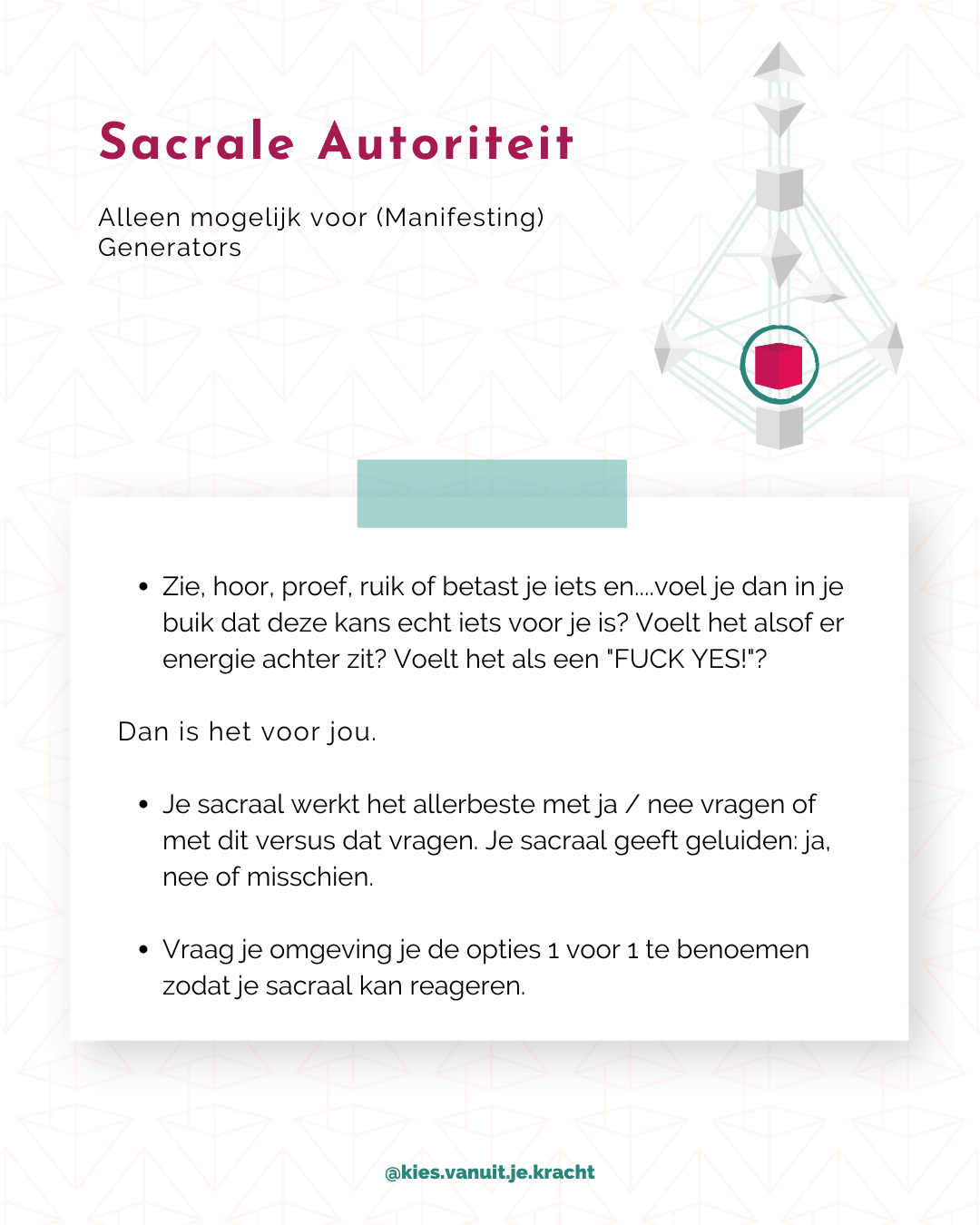 Stap 6 - Sacrale Autoriteit - Start met HD